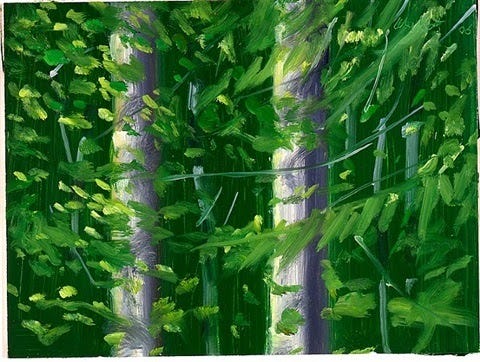 Two Trees 1 by Alex Katz on artnet Two Trees 1 by Alex Katz on artnet