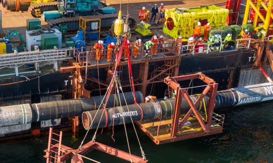 Germany halts Nord Stream 2 approval over Russian recognition of Ukraine  &amp;#39;republics&amp;#39; | Germany | The Guardian