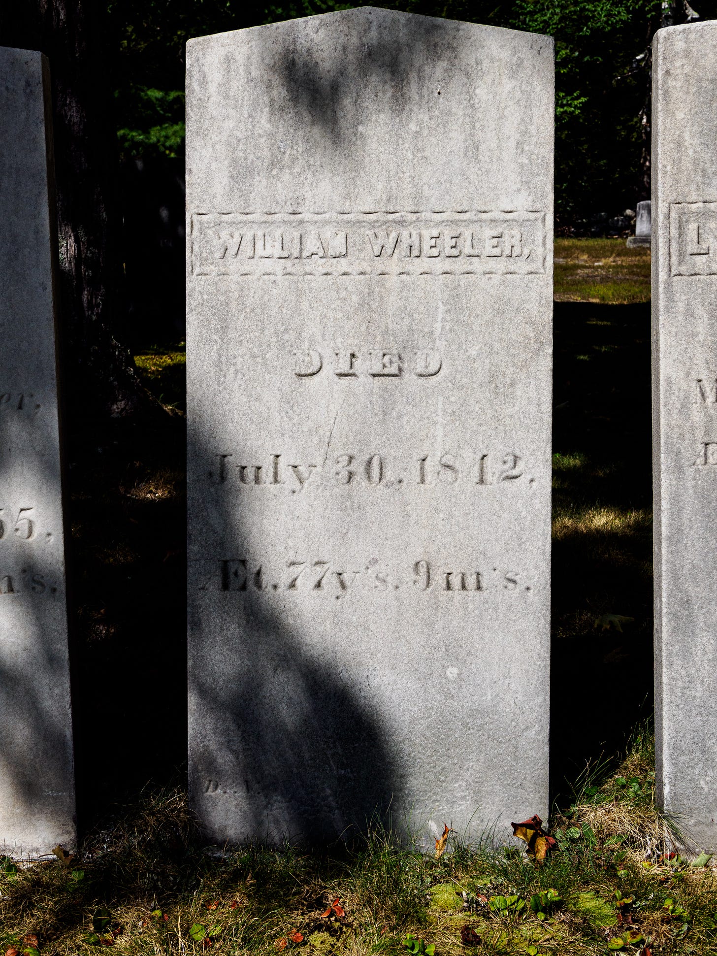 William Wheeler gravestone
