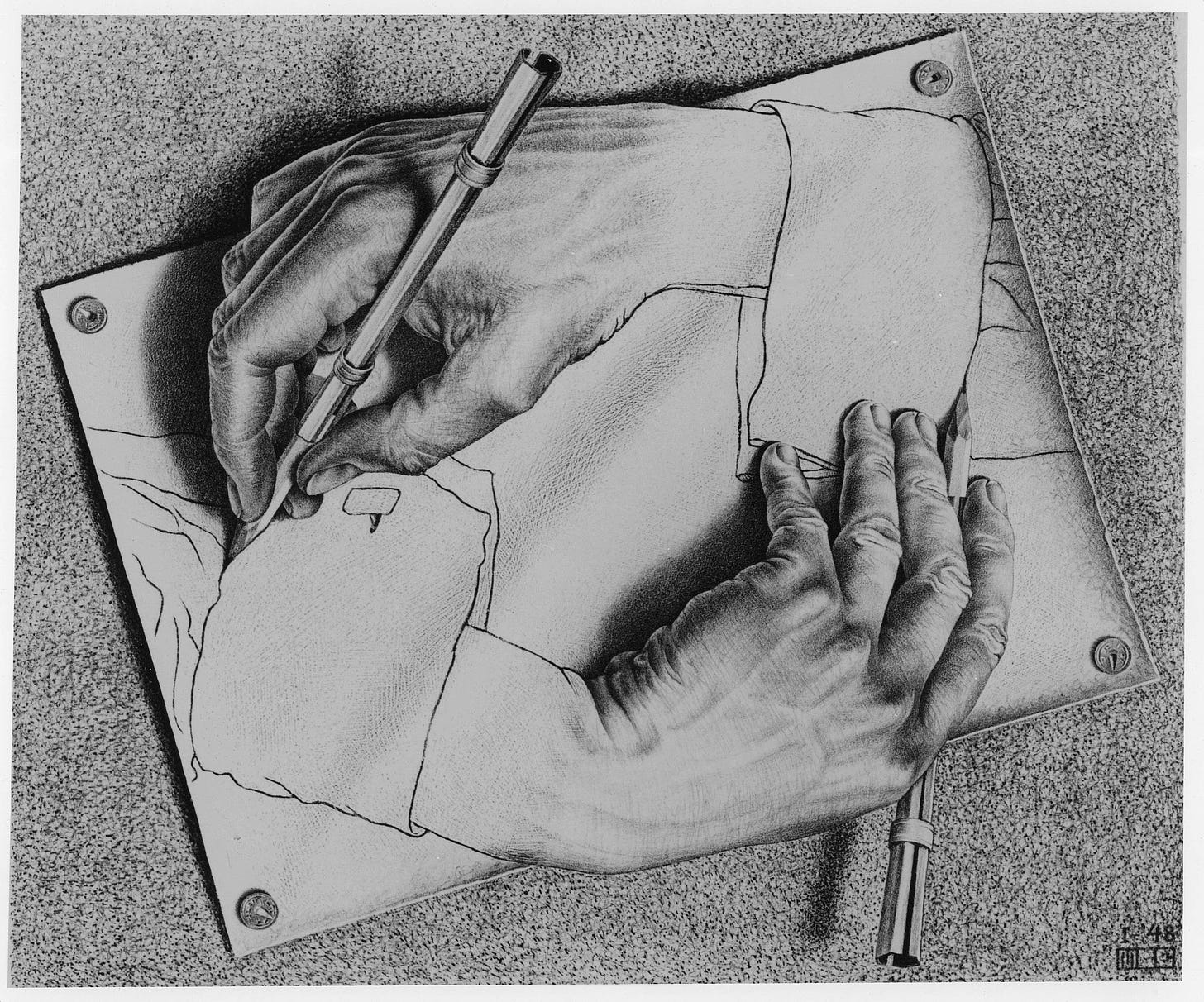 M.C. Escher's “Drawing Hands” – BYU Museum of Art