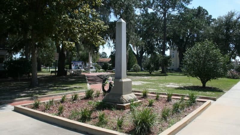 Monument to the former slaves of Madison County, Florida