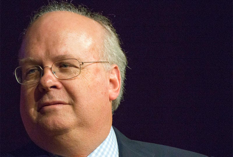 GOP political consultant Karl Rove speaks at the LBJ Presidential Library and the Texas Book Festival on December 1, 2015.