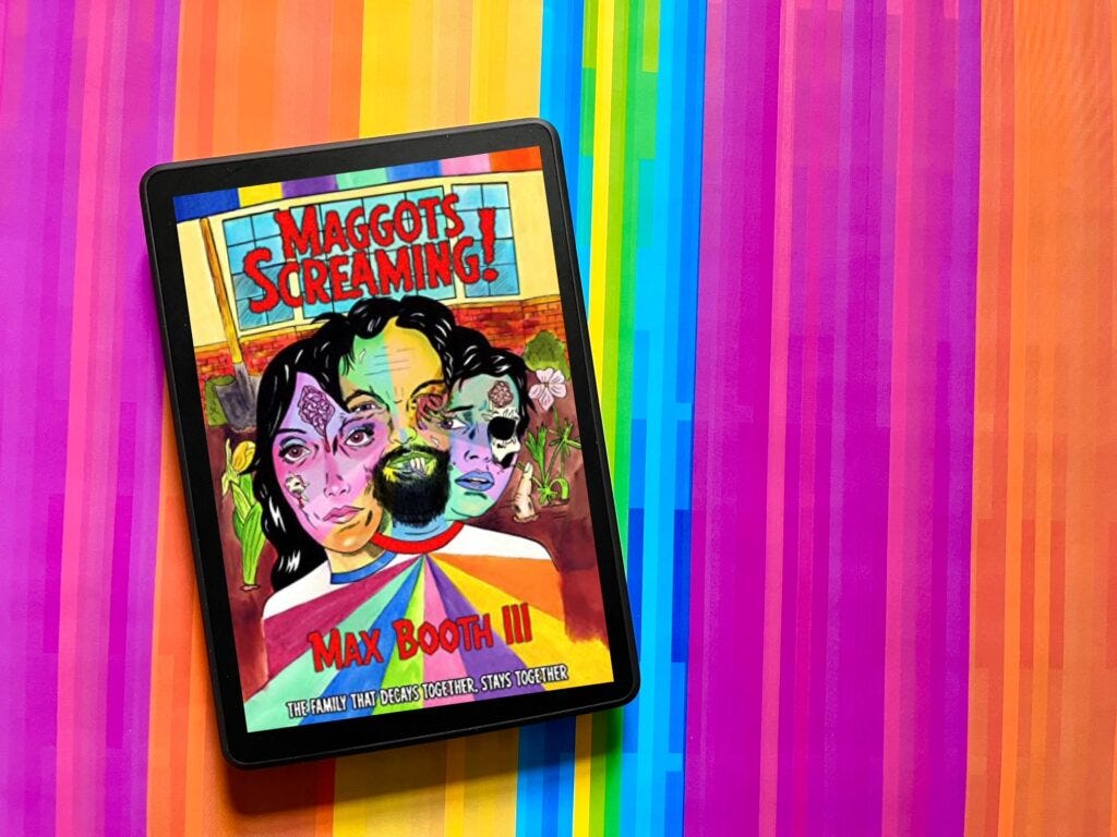 Book Review] Maggots Screaming! by Max Booth III - Erica Robyn Reads