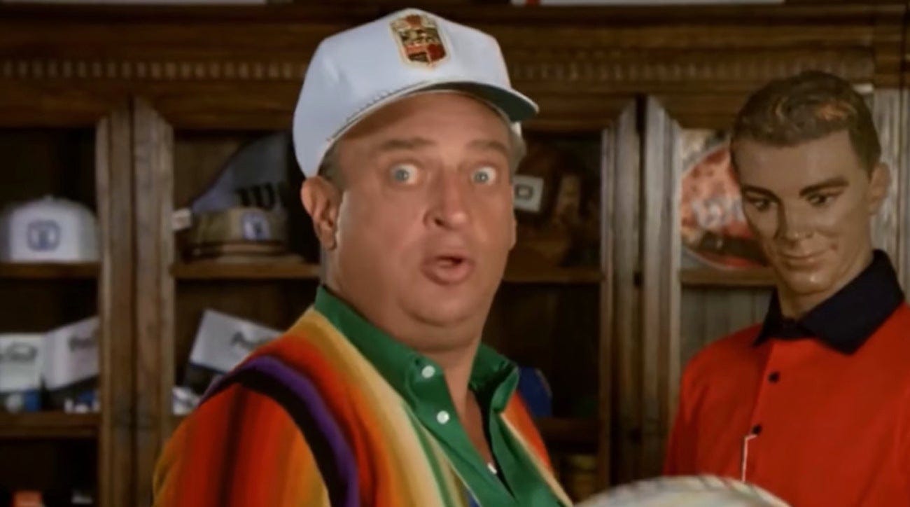 Here's how much money Rodney Dangerfield made for 'Caddyshack' role