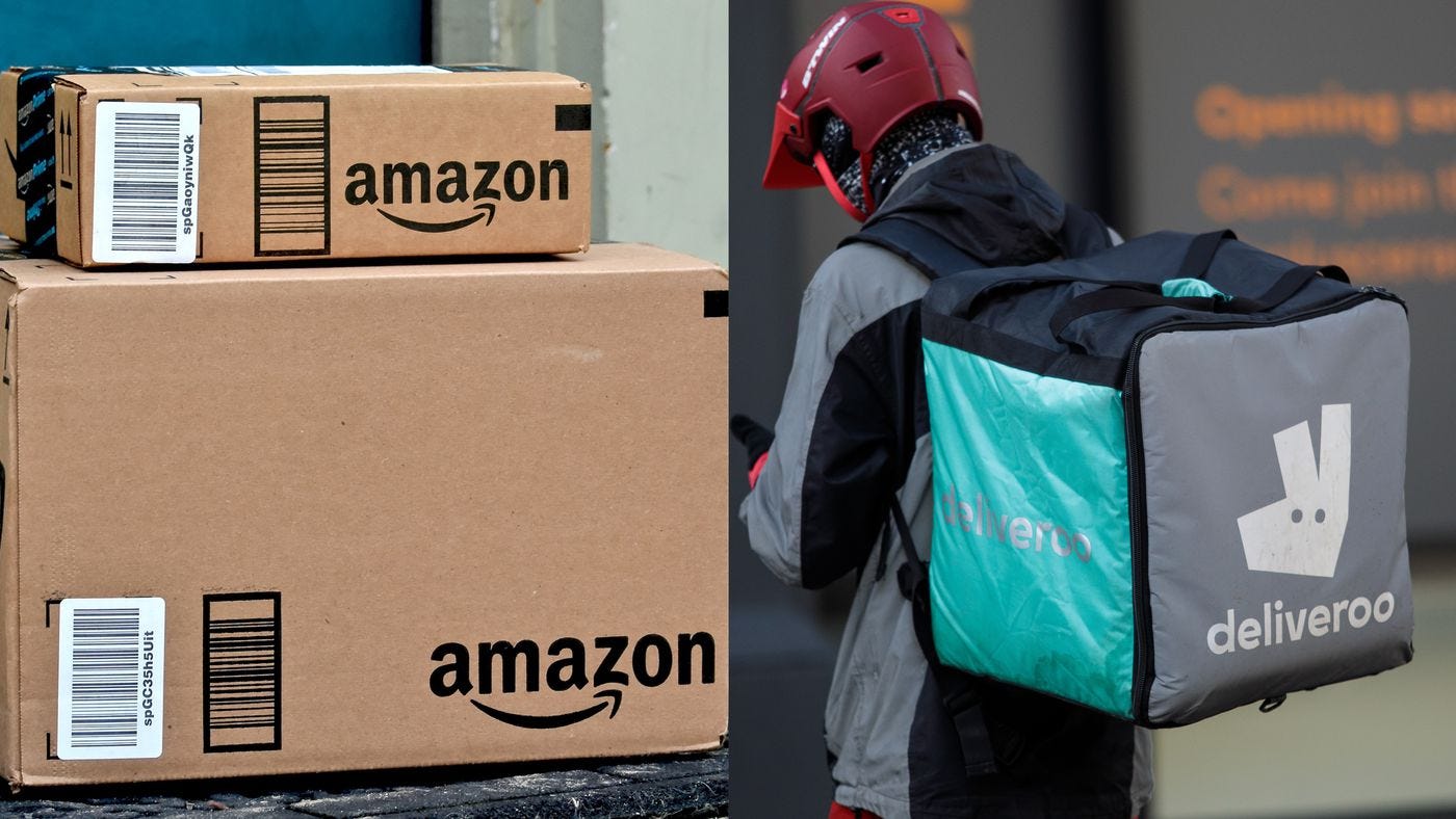 Amazon and Deliveroo's Coronavirus Cure Is Multimillion Pound Delivery -  Eater London