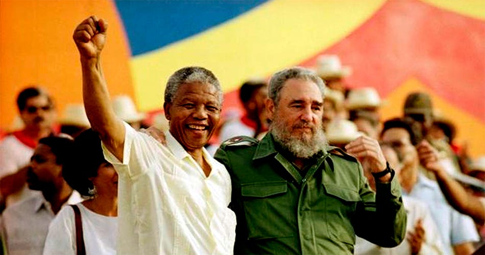 Nelson Mandela e a Revolução Cubana"