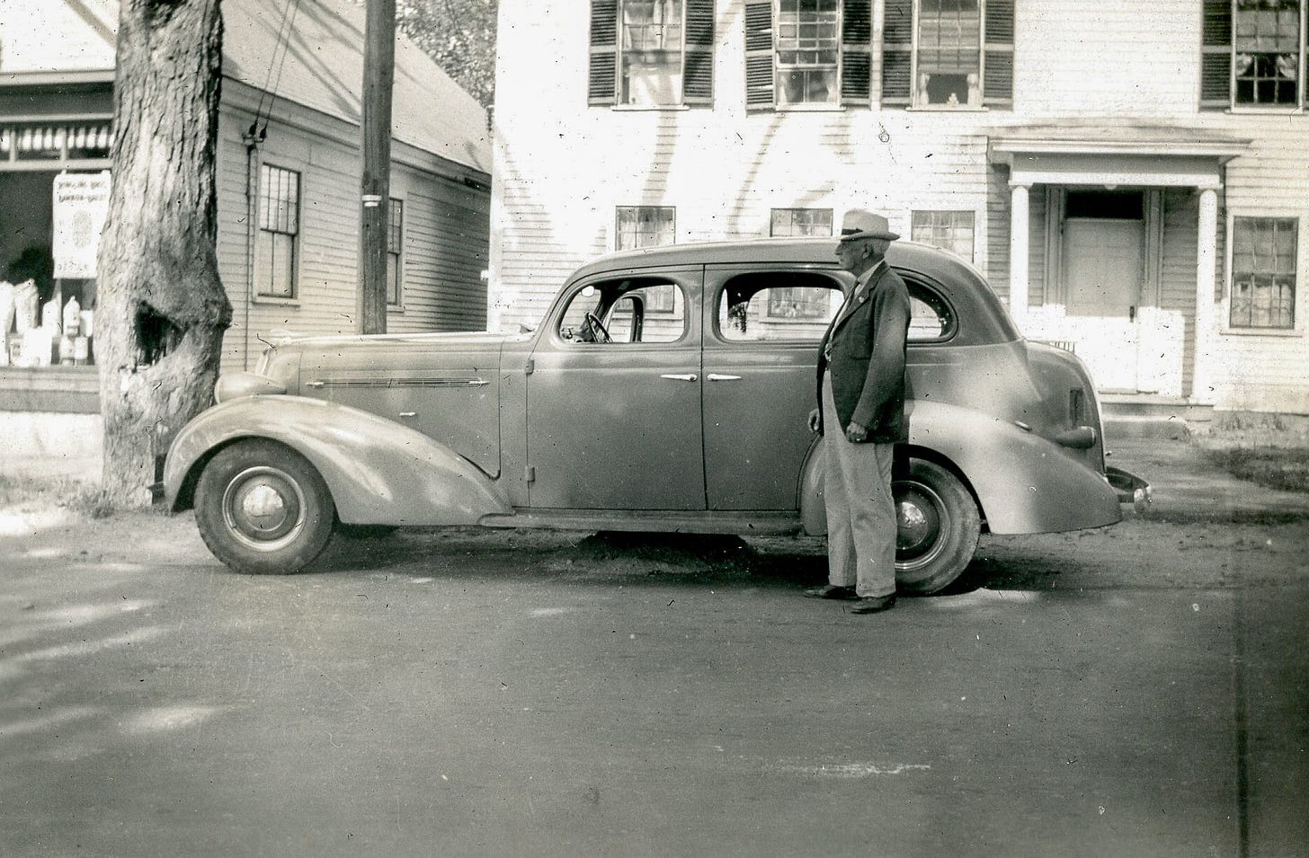 Frank Ober with car