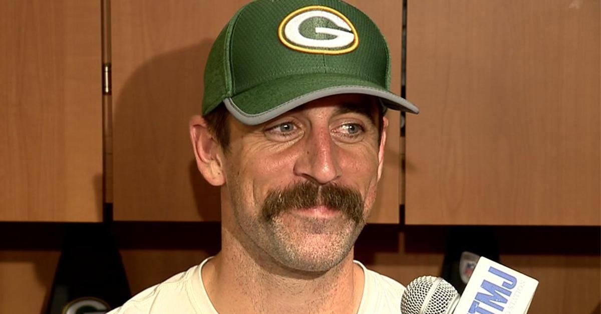 Aaron Rodgers' New Mustache Could Lead the Packers to a 16-0 Season