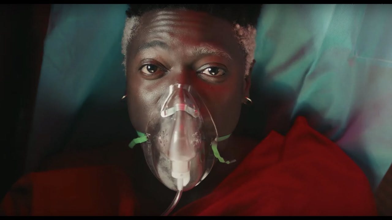 Moses Sumney laughs in the face of death in 'Cut Me' video