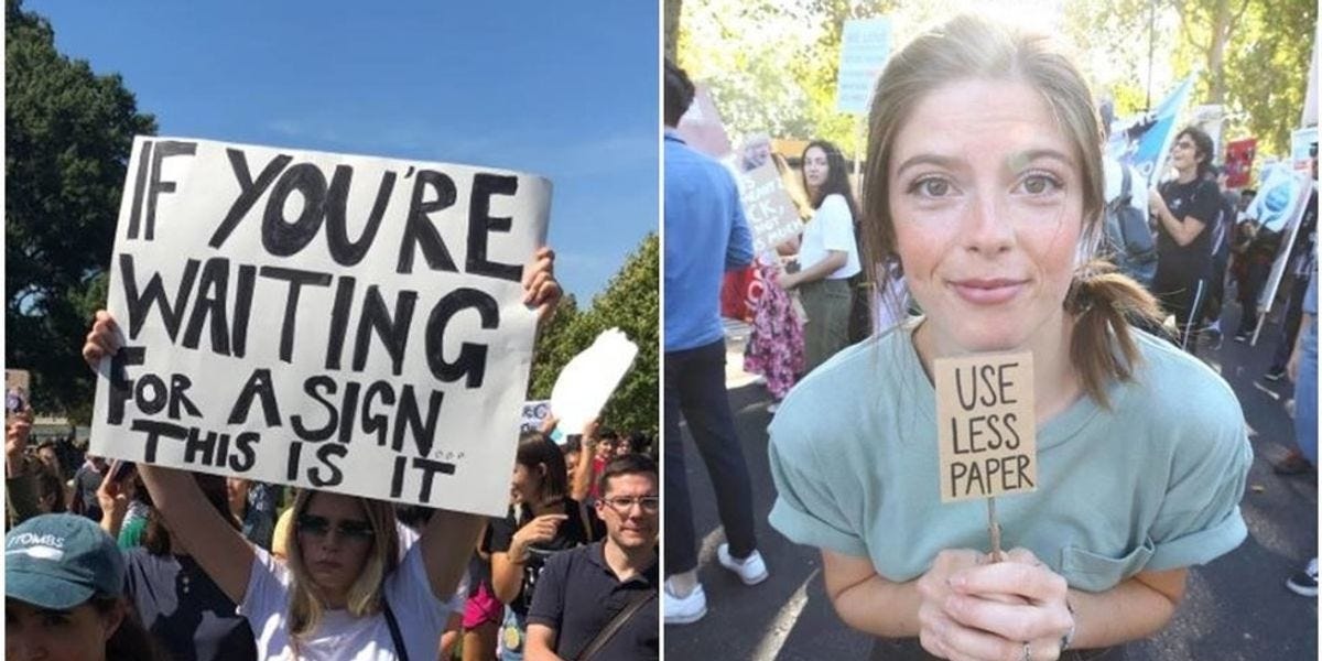 25 funniest Climate Strike signs - GOOD