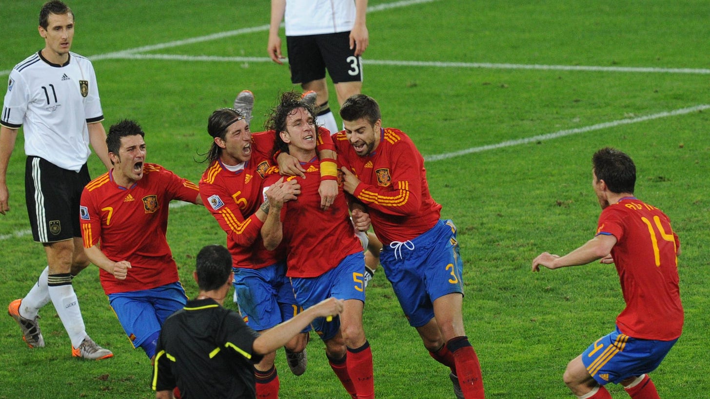 Puyol puts Spain in final - Eurosport