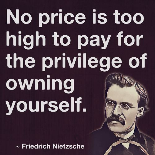 No price is too high to pay for the privilege of owning ...