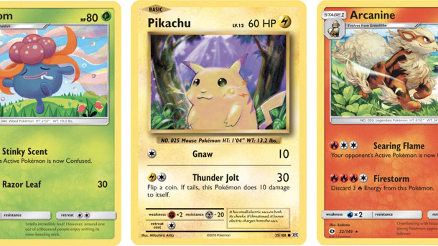 How The Pokemon Trading Card Game Helped Define the Art and Identity of  Pokemon | USgamer