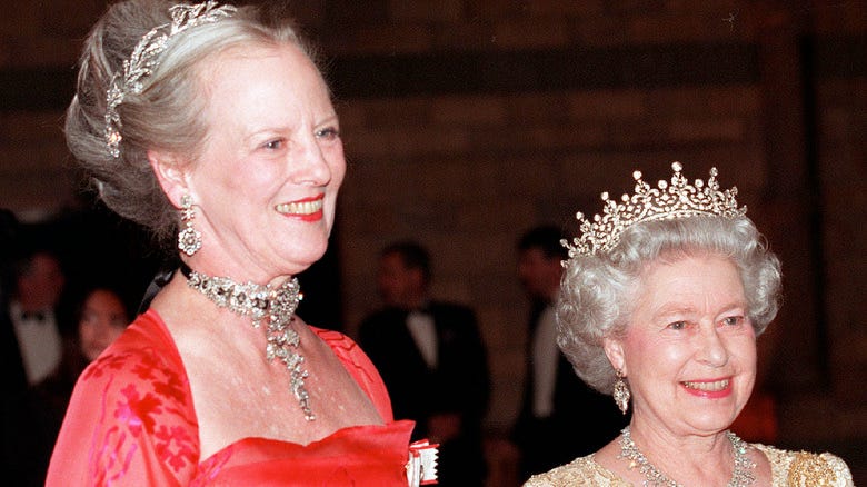 Queen Margrethe and Queen Elizabeth 