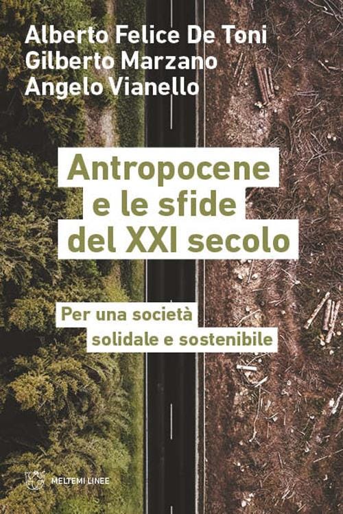 Antropocene e le sfide del XXI secolo. Per una società solidale e sostenibile - Alberto Felice De Toni,Gilberto Marzano,Angelo Vianello - copertina