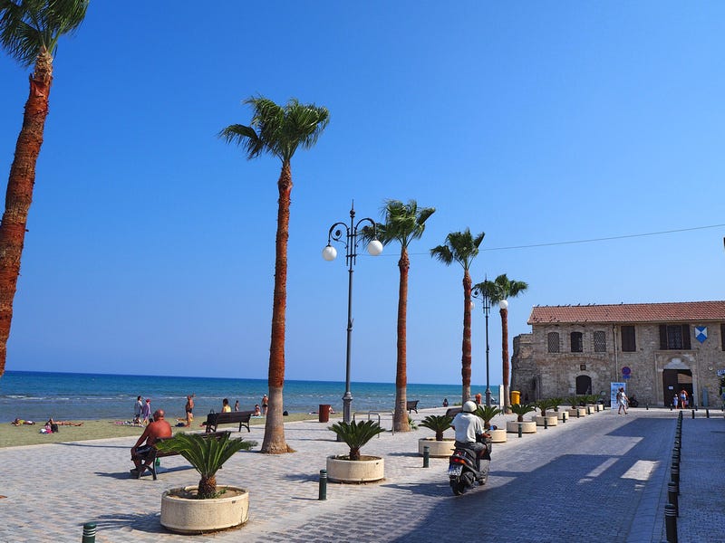 Beach at Larnaca