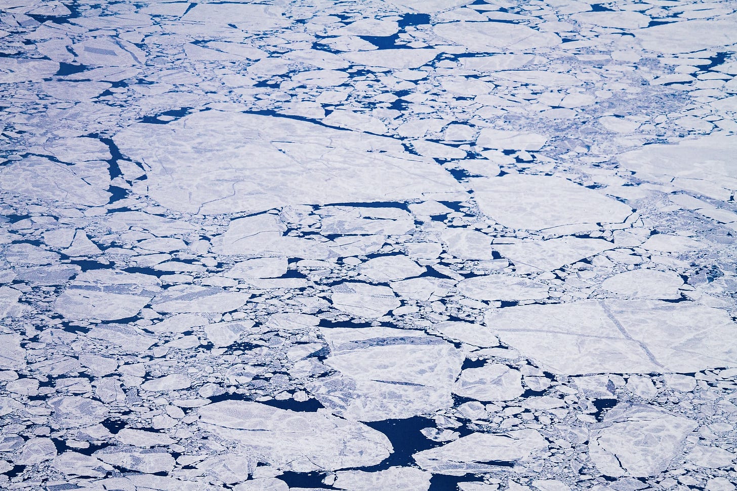 Photograph of ice floes