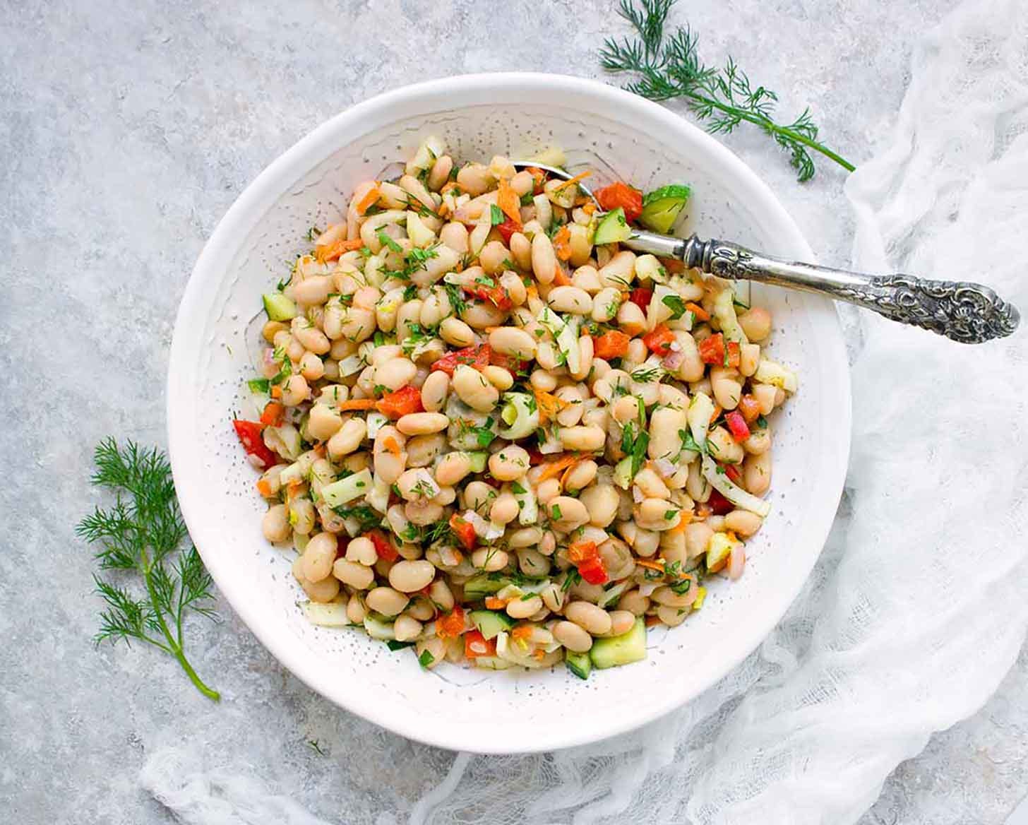 Herbed White Bean Picnic Salad