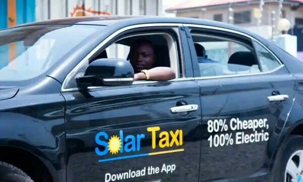 SolarTaxi Launches Ride-Hailing App For Electric Cars In Ghana 