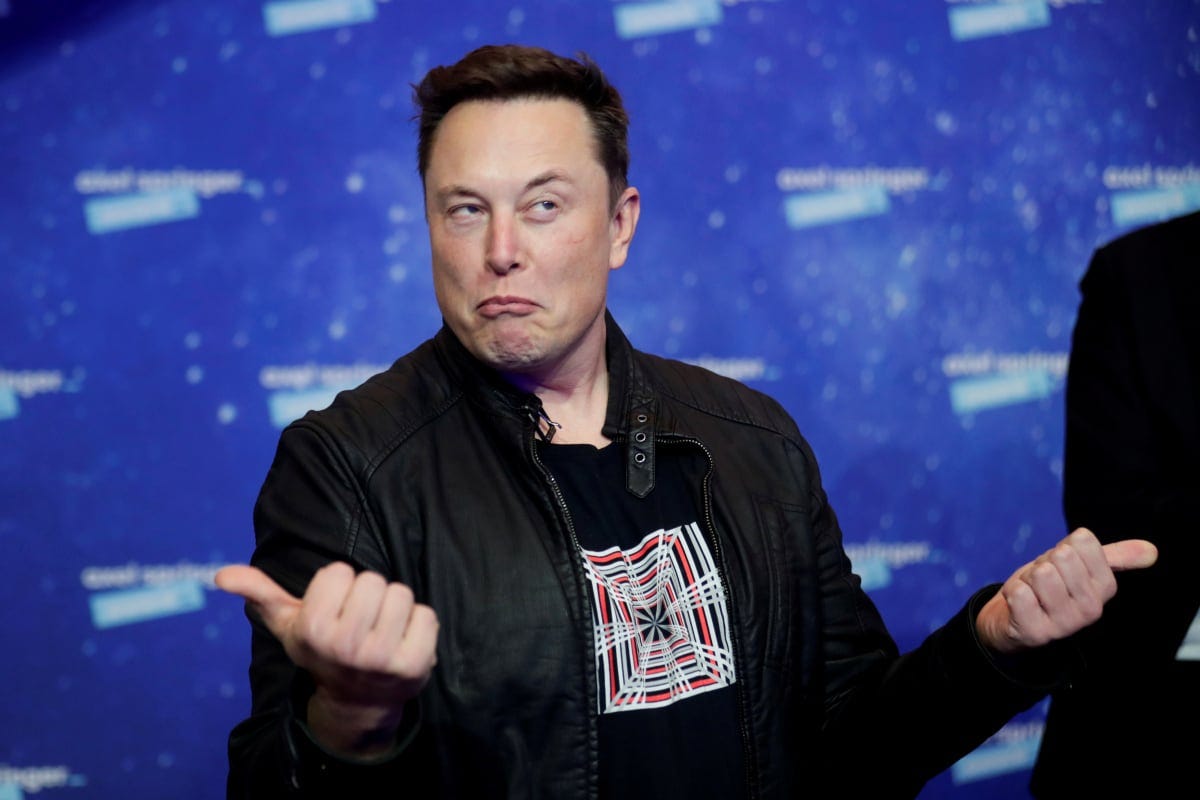 Elon Musk's hypocrisy. Electric powered cars are good for ...