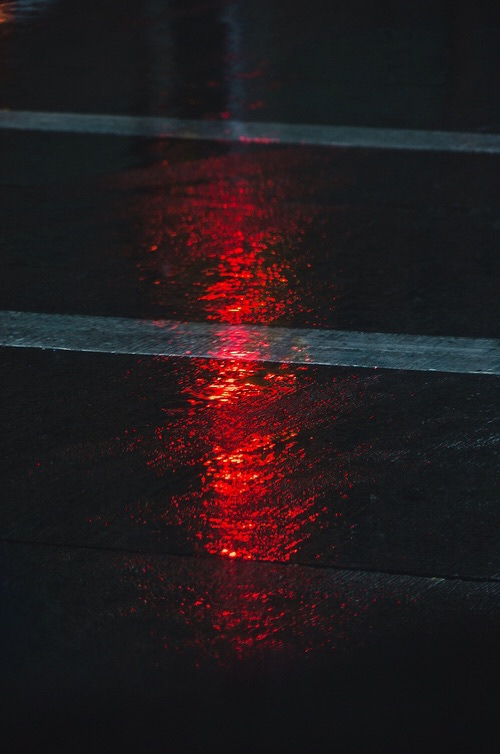 Imagem de red, light, and road
