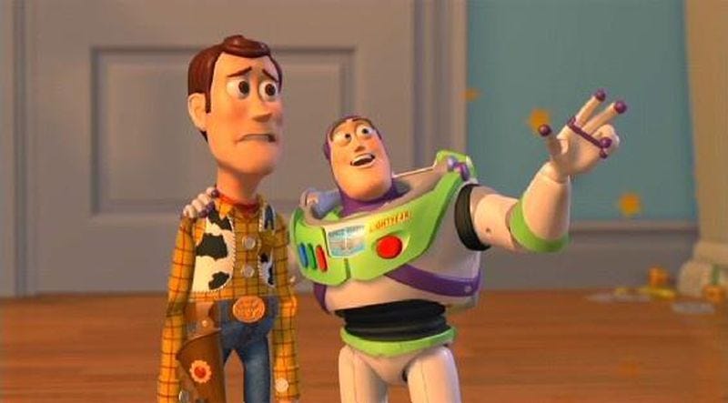 Buzz Lightyear & Woody meme