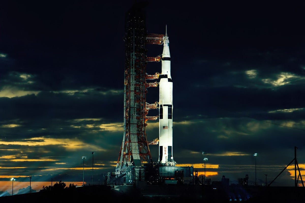 The Saturn V is the world's most powerful operational rocket