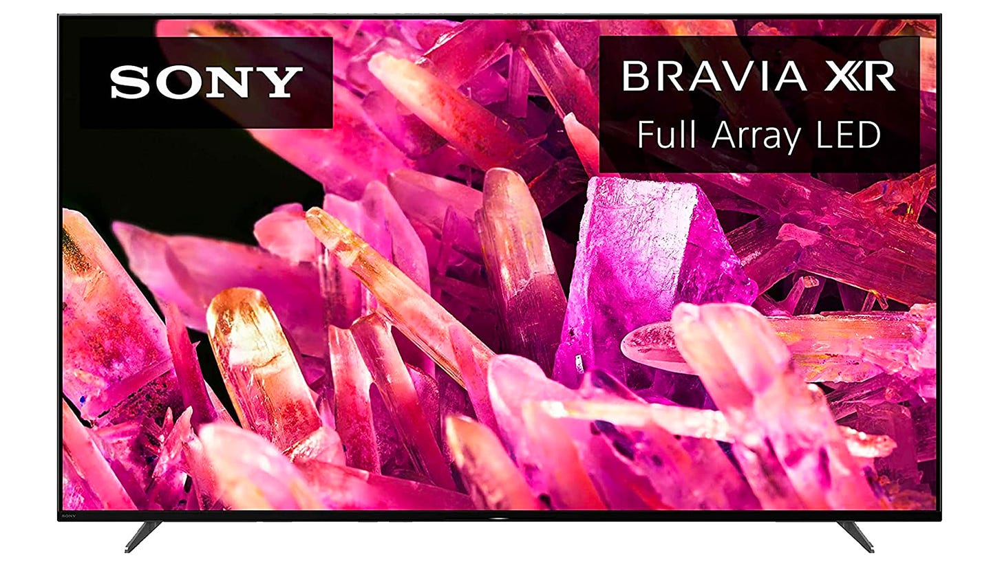 Bravia XR TV on a white background