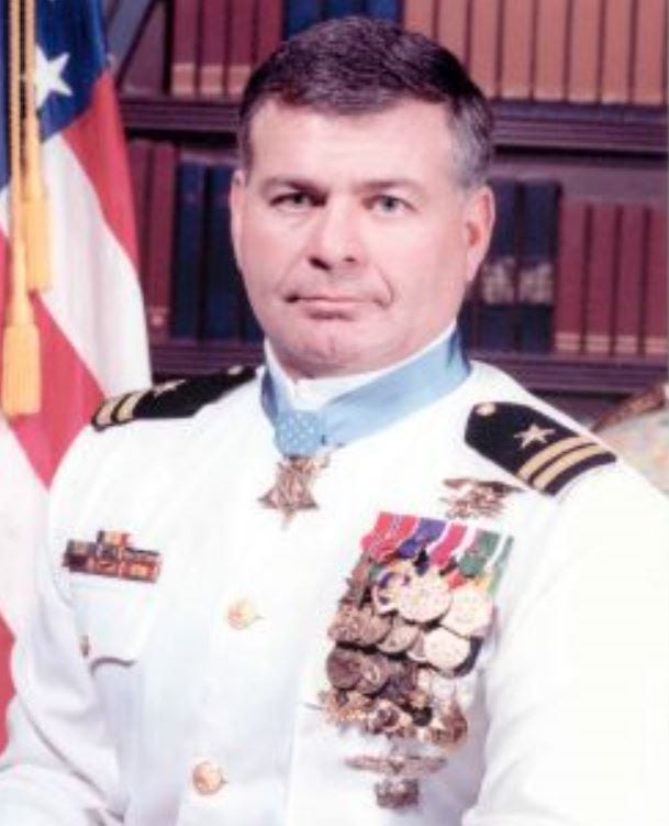 Headshot of Michael Thornton, in uniform