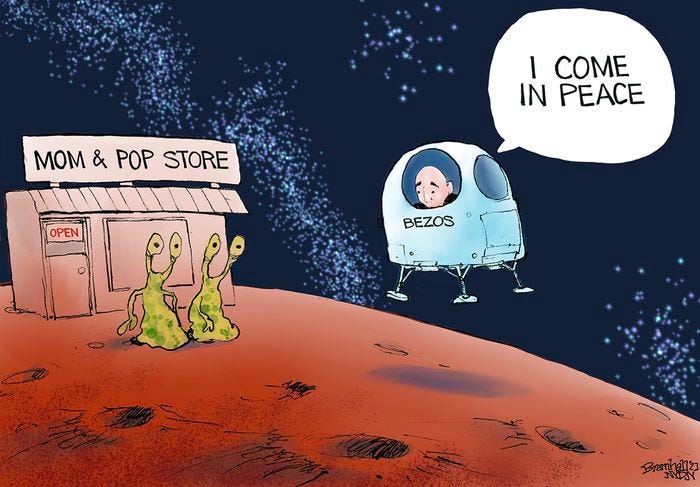 Editorial cartoons for June 13, 2021: Manchin&#39;s power; Harris, Biden trips;  Bezos in space - syracuse.com