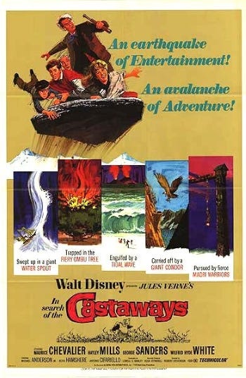 Alternate poster design for In Search Of The Castaways