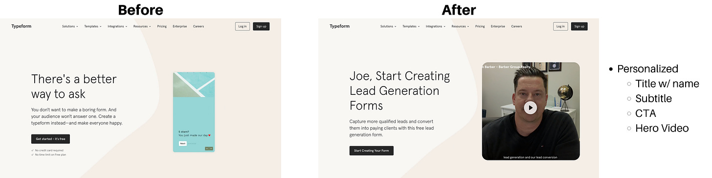 How Would We Personalize Typeform's Web Experience for Its Users to Convert Them Into Paid Customers