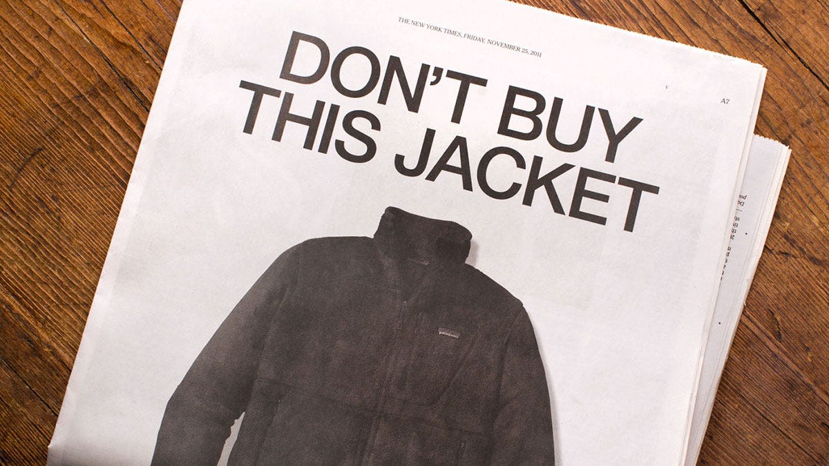 Don't buy this jacket"​. Le branding de Patagonia à travers son appel  anti-consumériste pour le Black Friday 2011. Etude de cas.