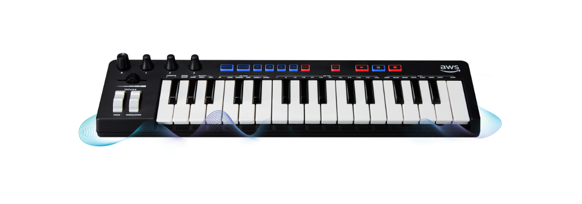 AWS DeepComposer keyboard