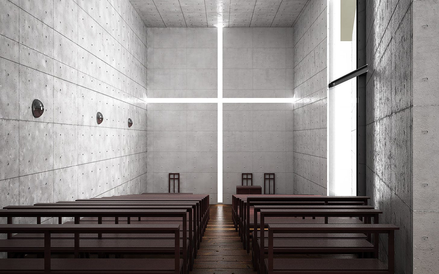 3D Tadao Ando - Church Of Light | CGTrader
