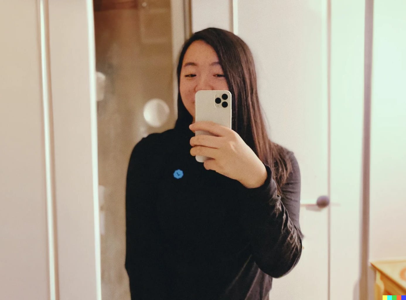 Jane Manchun Wong mirror selfie