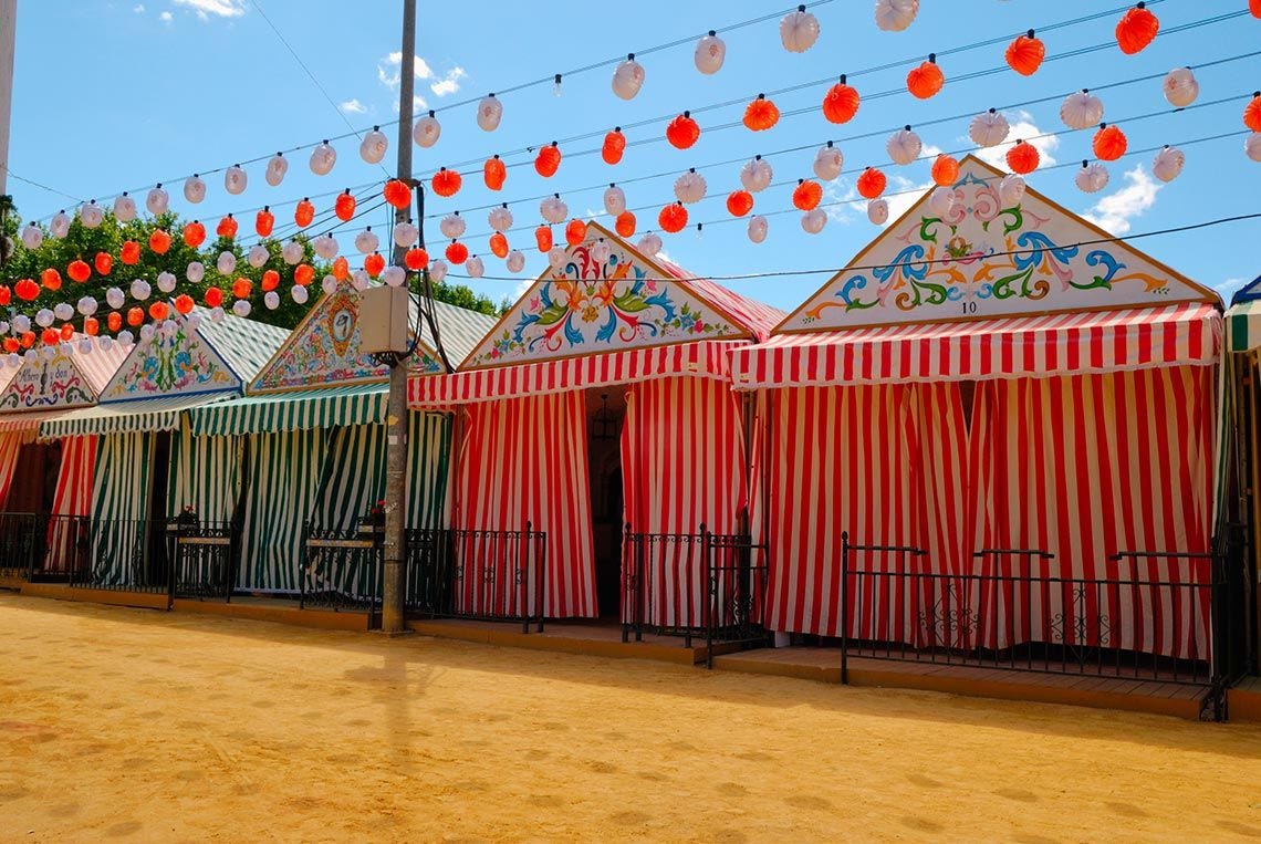 Casetas de la Feria de Abril (con imágenes) | Feria de sevilla, Fiesta  feria, Caset