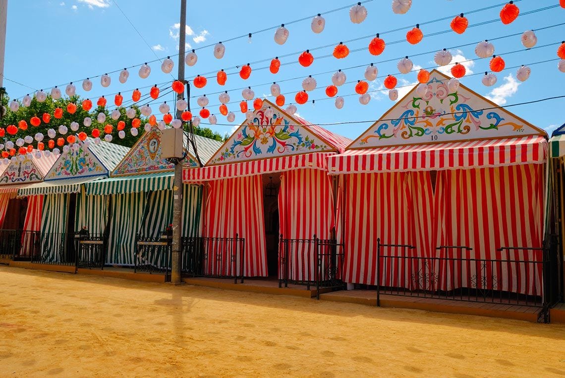 Casetas de la Feria de Abril (con imágenes) | Feria de sevilla, Fiesta  feria, Caset