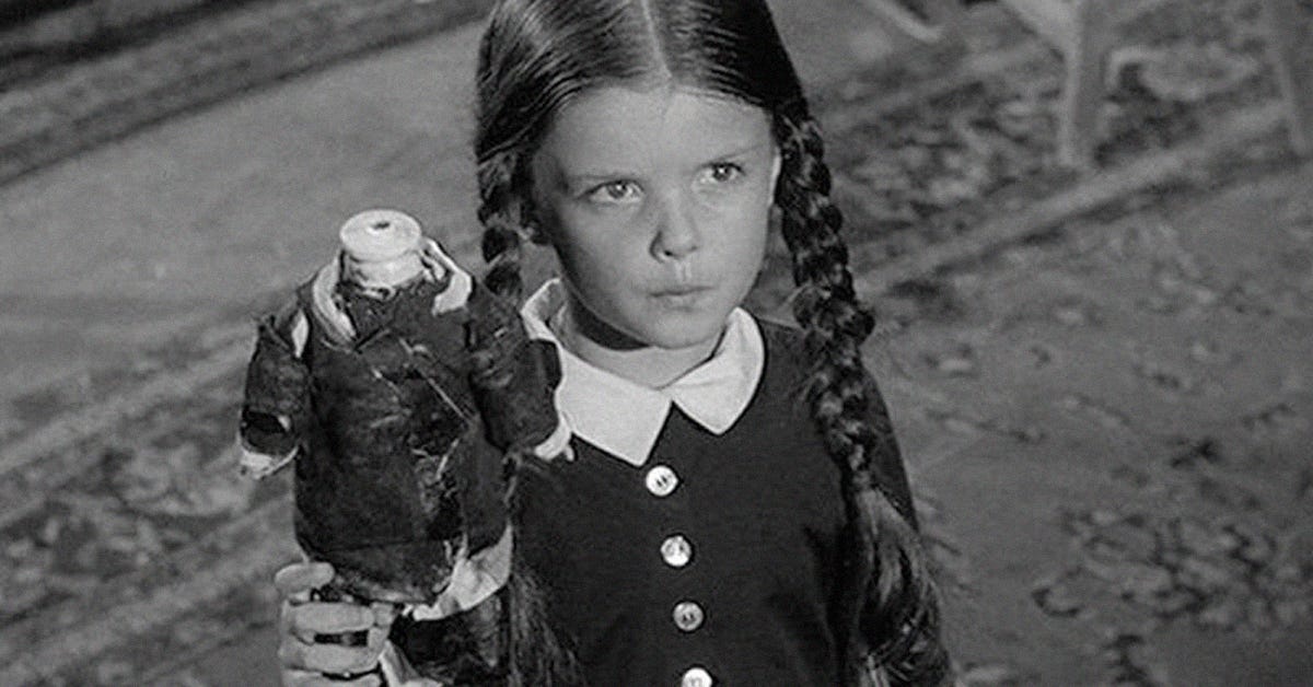 The secret to what makes Wednesday Addams TV's most screamingly funny kid