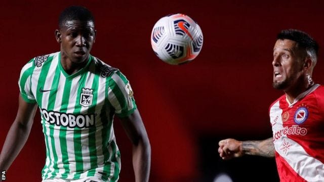 Yerson Mosquera: Wolves close to signing Nacional defender - BBC Sport