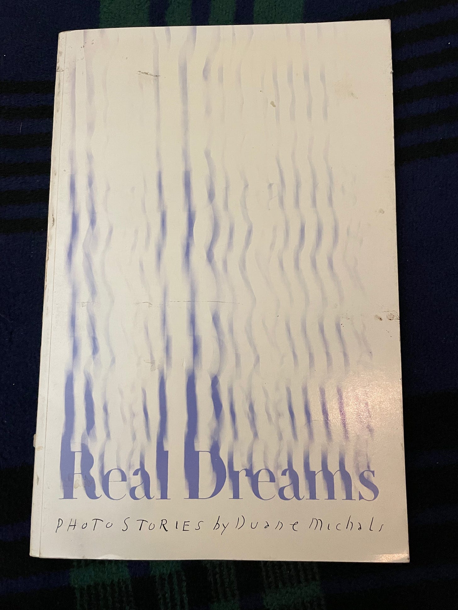 Photo of the cover of the book Real Dreams, by Duane Michals