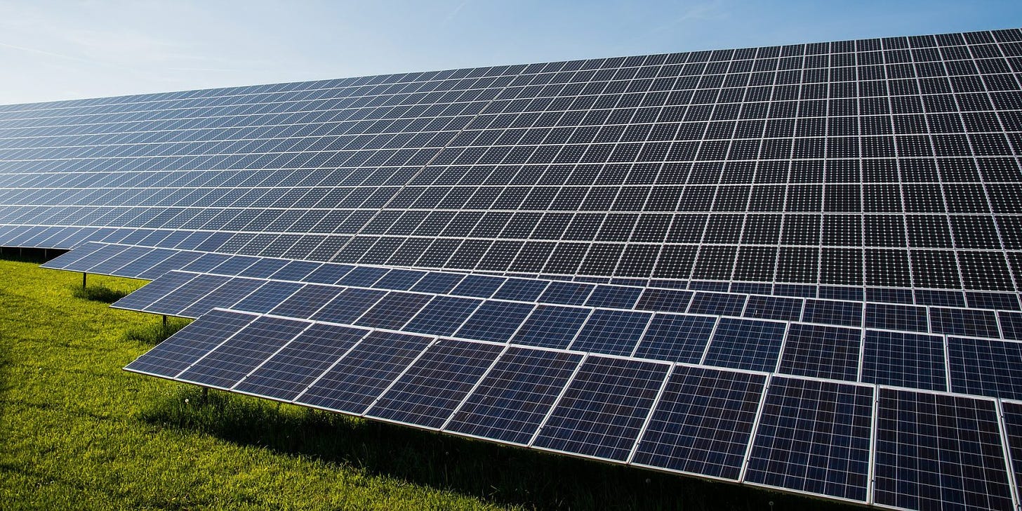 solar panels clean energy