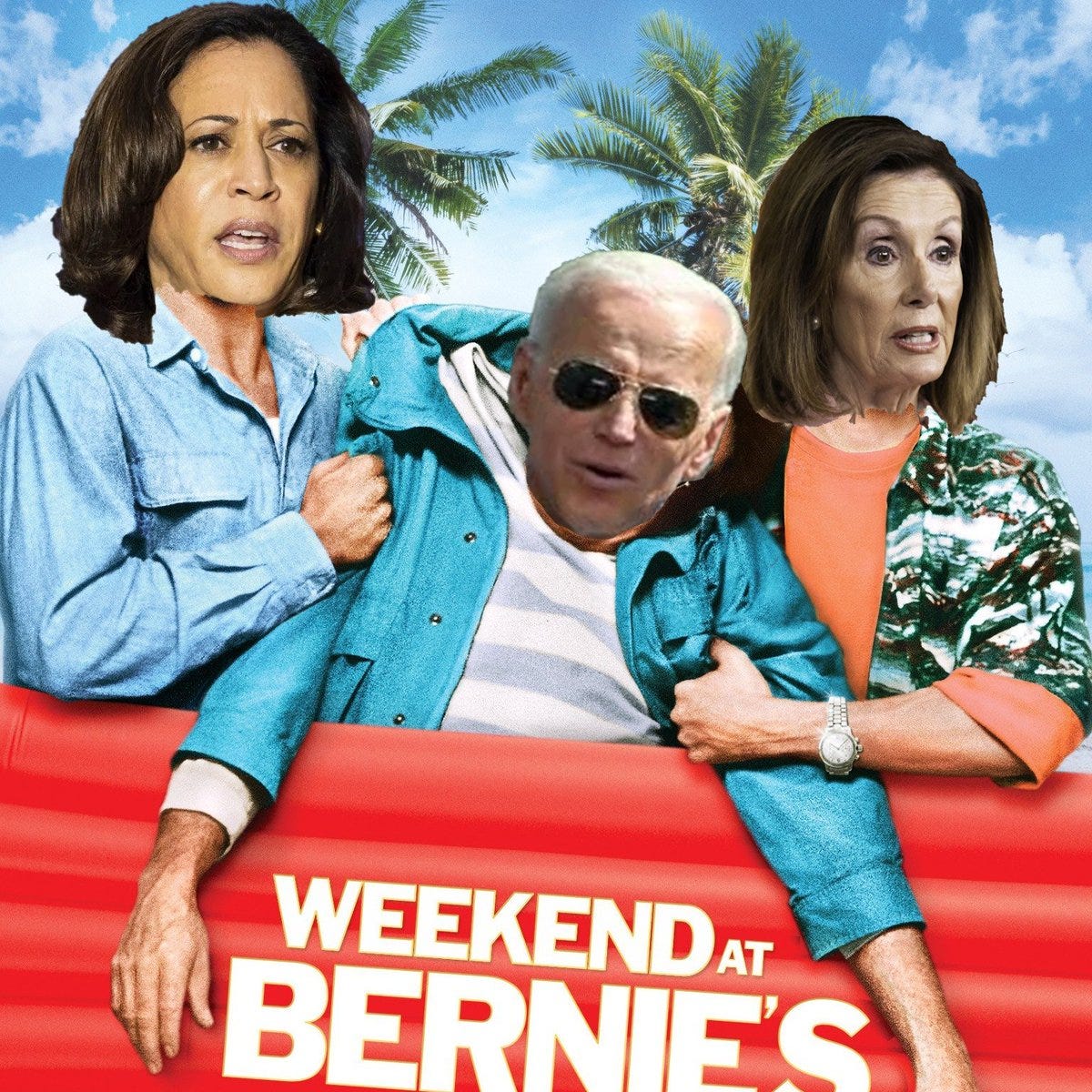 Meme Initiatives on Twitter: &quot;Joe Biden&#39;s presidency is basically &quot;Weekend  at Bernie&#39;s&quot; #ShouldHaveKnownItWasAScam… &quot;