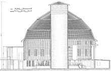 Diagram of a Round Barn