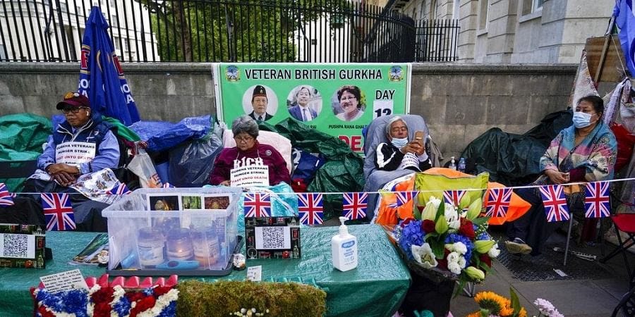 Nepalese Gurkhas end hunger strike over UK military pensions- The New  Indian Express