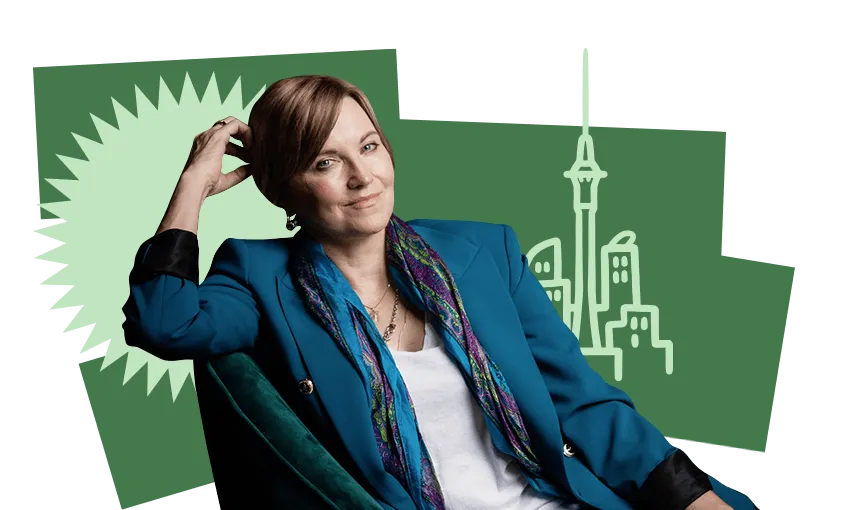 Lucy Lawless (Photo: Supplied / Design: Archi Banal) 
