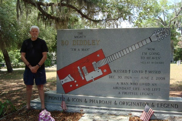Bo Diddley Grave in Bronson, Florida