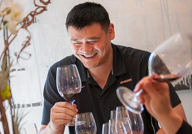Tall Drink of Wine: Behind the Success of Yao Ming's Napa Valley Winery