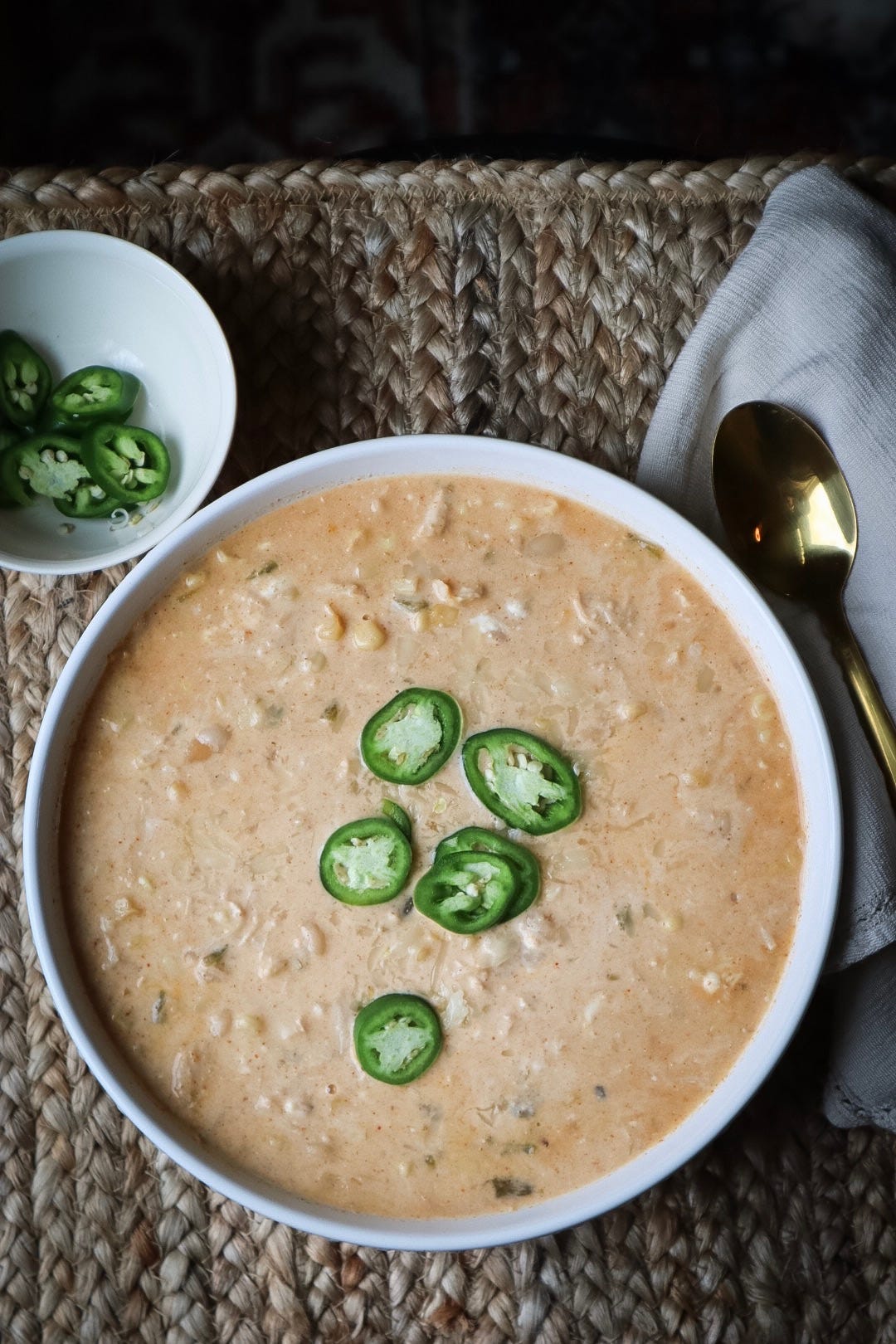 Instant Pot White Chicken Chili - Crockpot and Casseroles Link Up