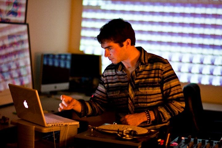 DJ API at work (Photo by Jason Sundram